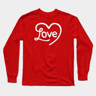 Love script Long Sleeve T-Shirt